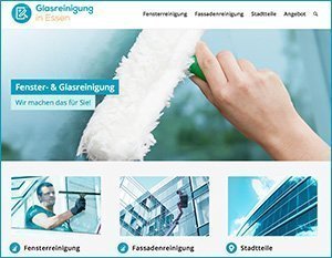 Info-Website Glasreinigung in Essen